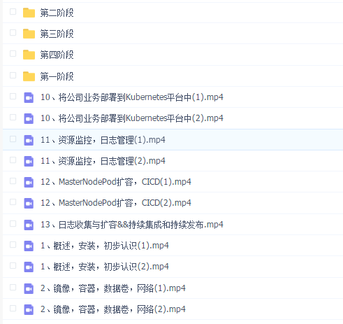 腾讯课堂《K8S容器云平台工程师》2019