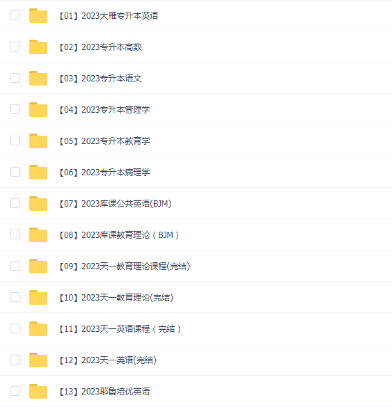 2023年河南省专升本视频课程(英语语文数学等)