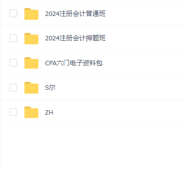 2024年注册会计师(CPA)