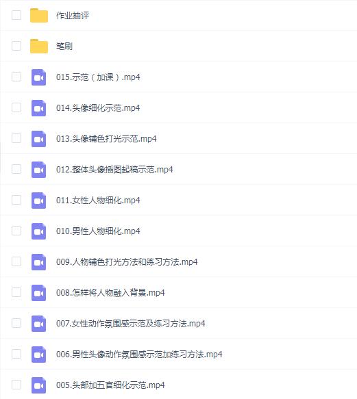 李富贵伪厚涂美型人像插画第4期