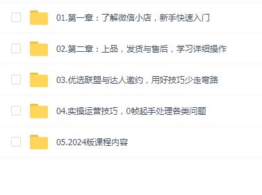 陈奶爸老师·2025最新版微信小店带货者实操课