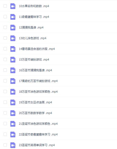 儿童英文启蒙超清动画《小猪佩奇英语课堂》