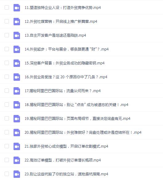 外贸询盘增长秘籍从0到1实战课程