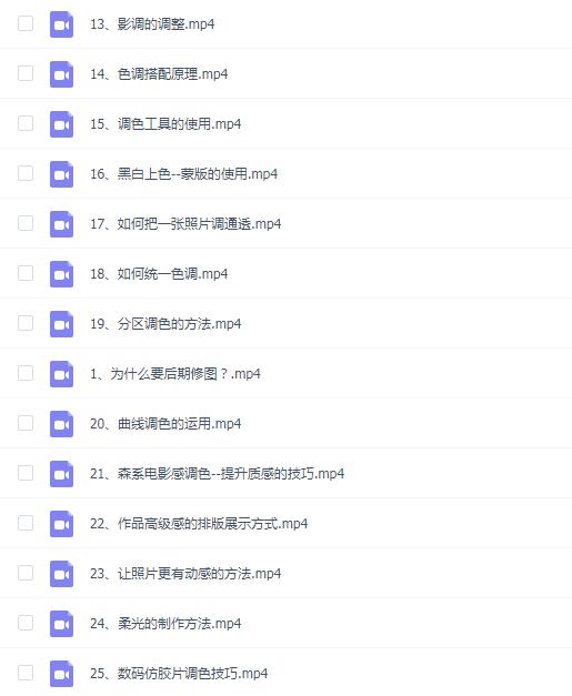 猫叔日记人像后期修图实战课程
